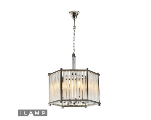 Подвесной светильник iLamp RICH P9509-4 NICKEL
