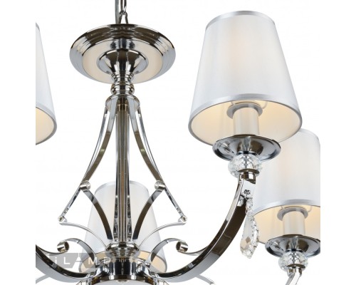 Подвесная люстра iLamp Amadea RM5220/5 Хром