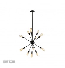 Подвесная люстра iLamp Twins Loft 209-12B