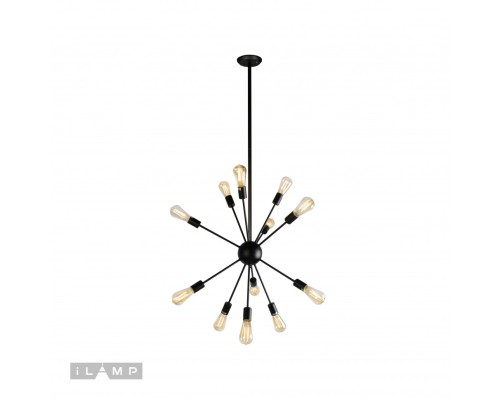 Подвесная люстра iLamp Twins Loft 209-12B