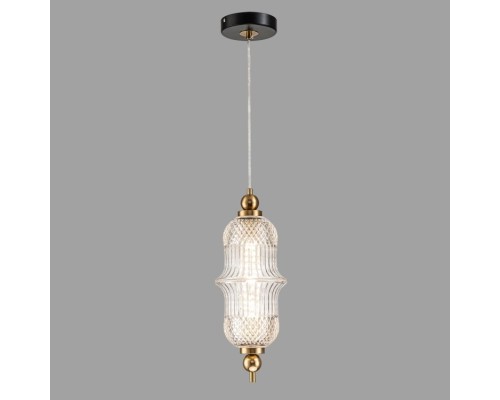 Светильник подвесной Belfast Herbison A1953 / B CL GL Золотой / Стекло / Прозрачный