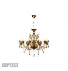 Подвесная люстра iLamp Asia 61078-8 Бронзовая