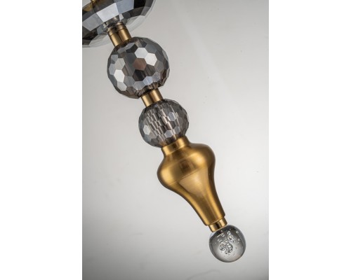 Светильник подвесной Belfast Herbison A1933 / D / A3 GR GL Золотой / Стекло / Серый