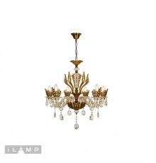 Подвесная люстра iLamp Asia 61078-6 Бронзвая