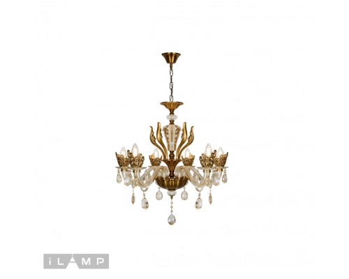 Подвесная люстра iLamp Asia 61078-6 Бронзвая