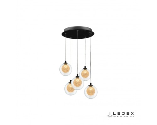 Подвесная люстра iLedex Oblivion C4457-5R Хром