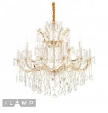 Светильник подвесной iLamp Diamond 6071-18 GD+CL