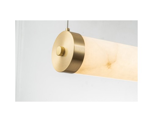 Подвесной светильник Belfast Ravenhill L-8199-L90 BR MB Латунь / Камень