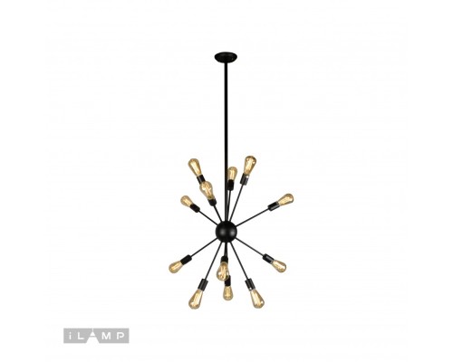 Подвесная люстра iLamp Twins Loft 209-12B