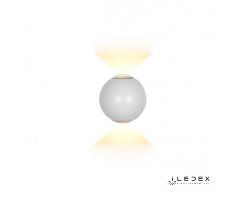 Настенный светильник iLedex Rainbow ZD8168-6W 3000K matt white