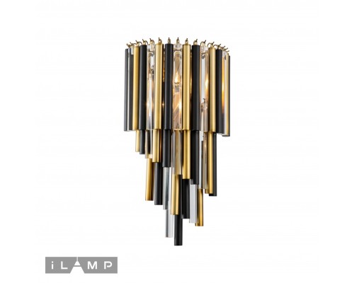 Настенный светильник iLAMP Tribeca 097B-3 Matt Bronze&Black