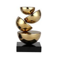 Подсвечник ArtHomeDecor FRAGMENT 6933 S GOLD & BLACK