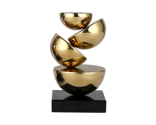 Подсвечник ArtHomeDecor FRAGMENT 6933 S GOLD & BLACK