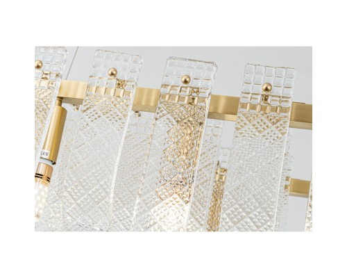 Подвесная люстра Belfast Severn 6601-950 BR CL Латунь / Стекло