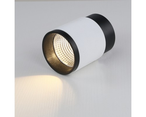 Светильник накладной iLEDEX Delta 1955-10W-3000K-36 BK+WH