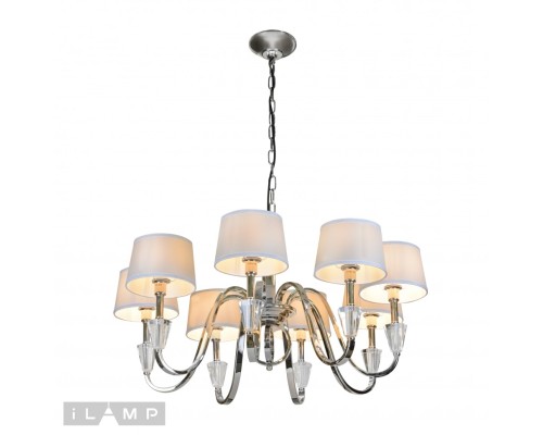 Подвесная люстра iLamp Opera 82177/8 Хром