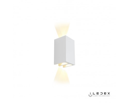 Настенный светильник iLedex Double ZD8160-12W 3000K matt white