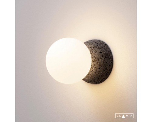 Настенный светильник iLamp FOXTROT 10695W/1-D100 BLACK&WHITE