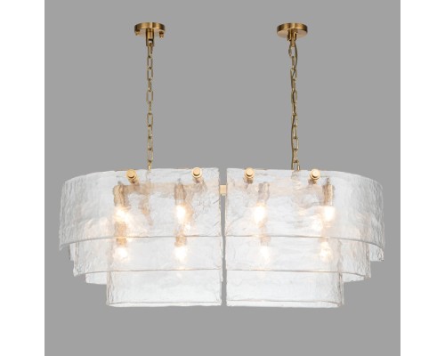 Люстра подвесная Belfast Erskine 22352 / 1000 / 12 GL CL Золотой / Стекло