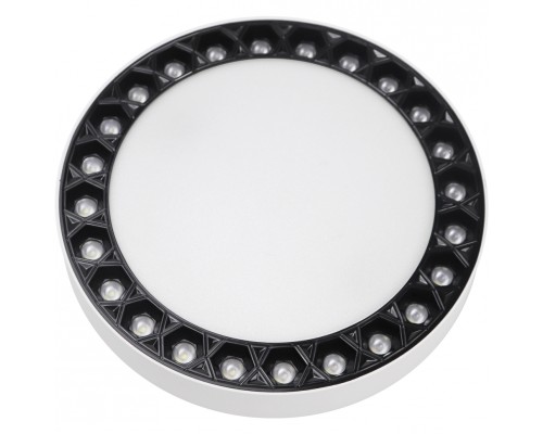 Светильник потолочный iLEDEX Mercury 5552-24W-D165-3/4K-WH+BK