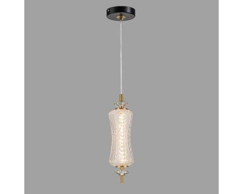 Светильник подвесной Belfast Herbison A1952 CL GL Золотой / Стекло / Прозрачный