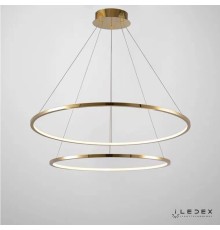 Подвесная люстра iLedex AXIS 10112P/2-39W-3000K (6/4) BRASS