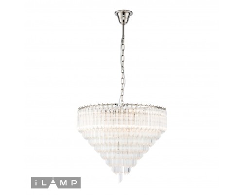 Подвесная люстра iLamp Manhattan 051D-6 Nickel