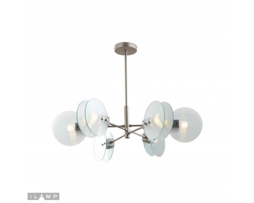 Светильник подвесной iLamp Panorama 15598-6 SN+CL