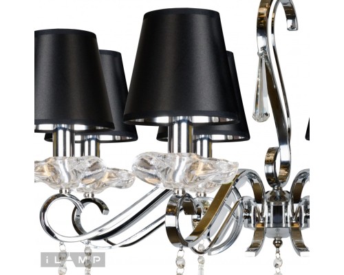 Подвесная люстра iLamp Stella RM1684/8 Хром