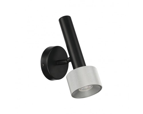 Светильник настенный iLEDEX Delta 2360-1 BK+SL