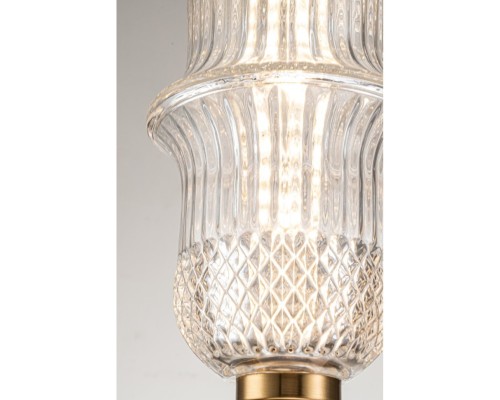 Светильник подвесной Belfast Herbison A1953 / B CL GL Золотой / Стекло / Прозрачный