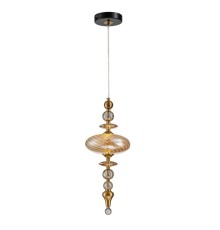 Светильник подвесной Belfast Herbison A1933 / C / A3 CA GL Золотой / Стекло / Янтарный