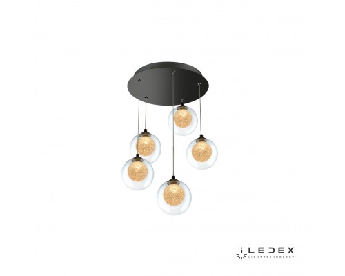 Подвесная люстра iLedex Oblivion C4457-5R Хром