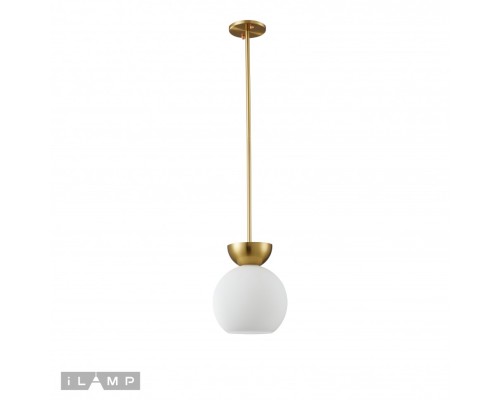 Светильник потолочный iLamp Mono P6079-1 GD+WH