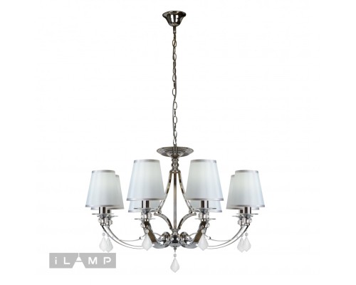 Подвесная люстра iLamp Amadea RM5220/8 Хром