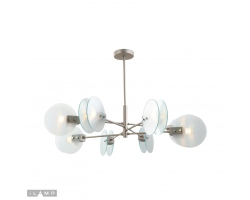 Светильник подвесной iLamp Panorama 15598-8 SN+CL