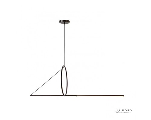 Подвесной светильник iLedex ZOOM 8075P/S-18W-3000K MATT BLACK&WHITE