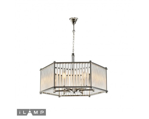 Подвесной светильник iLamp RICH P9509-6 NICKEL