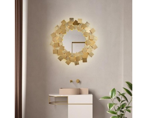 Зеркало ArtHomeDecor SUN 8072W/S-D610 GOLD