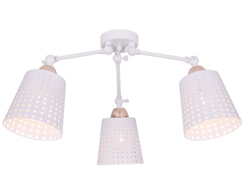 Люстра потолочная Kristiana TL1154-3D Toplight белый, золотой