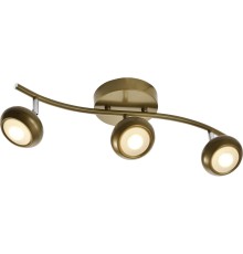 Спот Carissa TL1244Y-03SG Toplight LED 3*5W матовое золото