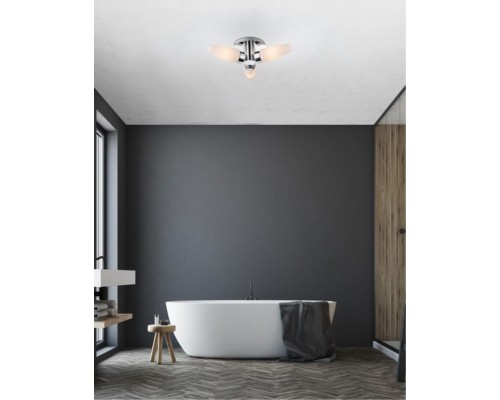 Светильник для ванной комнаты GLOBO 78160-3D, хром, белый, E14, 3x25W
