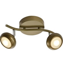 Спот Carissa TL1244Y-02SG Toplight LED 2*5W матовое золото