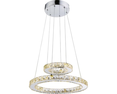 Светильник подвесной Globo 67037-24A, хром, LED, 1x24W