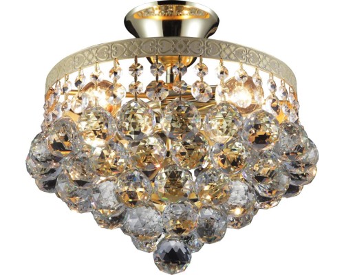 Люстра потолочная Vivien TL7230X-04WG TOPLIGHT, золотой, E14, 4x40W