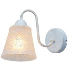 Бра JACLYN TL1141-1W Toplight, E14, 1x60W, белая патина, золотой