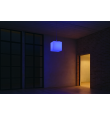 Подвесной LED куб 20 см 220V White RGB