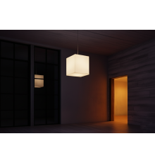 Подвесной LED куб 60 см 220V White RGB