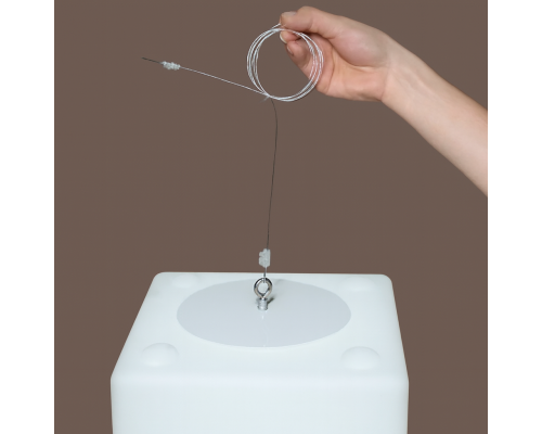 Подвесной LED куб 30 см 220V White RGB