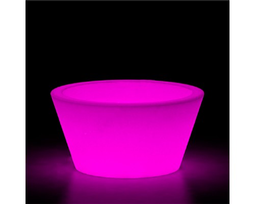 Светящееся кашпо-столик Lumb D80*H40 см RGB аккумуляторный